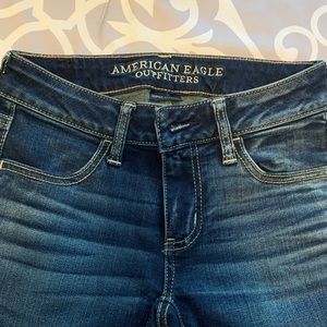 AEO dark wash jeans